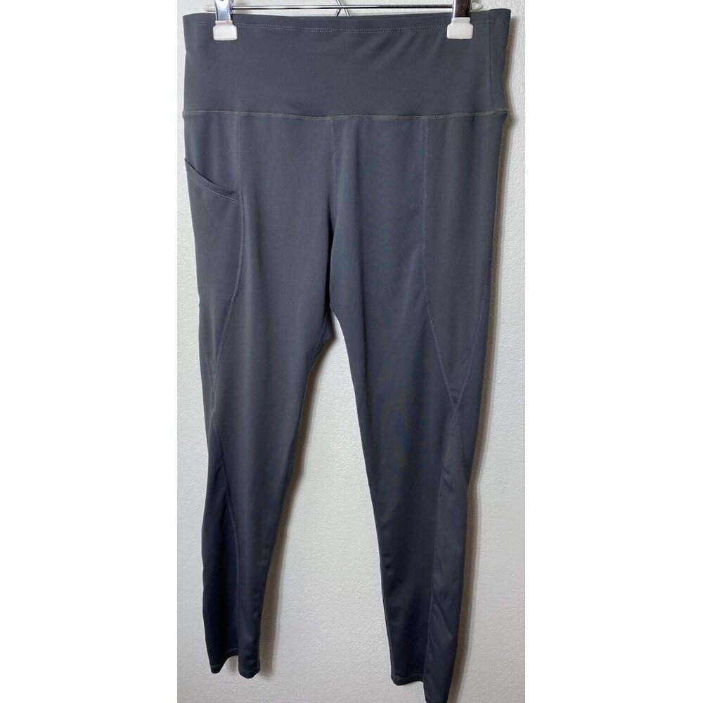 Sportswear Women 2 XL  32X28 Workout Pants Gray Stretch Waist